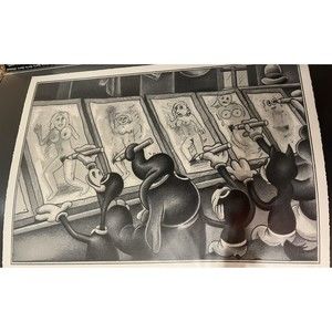 Ryan Travis Christian - A Tear for Geoffrey II....(Signed, AP) NOT Banksy, KAWS,